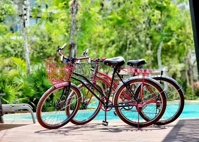 Private Jungle Cool Pool 500 Mbps Wi-fi 3 Bikes King Bed Apartment
