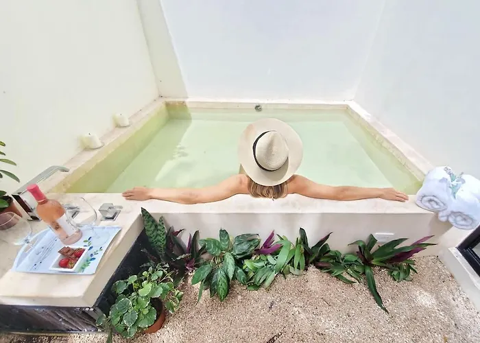 Private Jungle Cool Pool 500 Mbps Wi-fi 3 Bikes King Bed Apartment Tulum